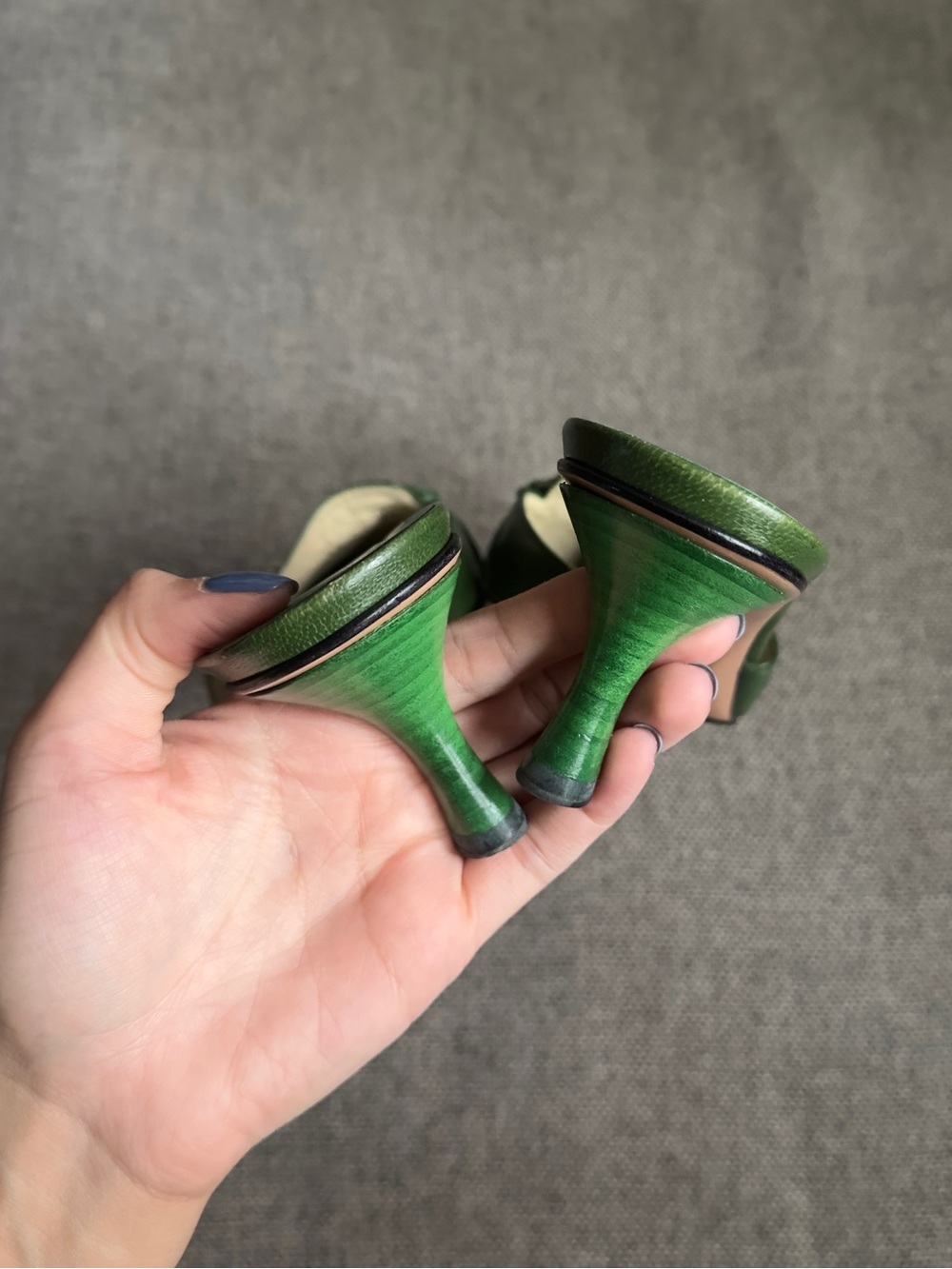 Vintage Gucci x Tom Ford green horsebit mules - Picture 7 of 8